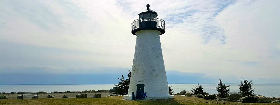 Lighthouse on the Massachusetts coast